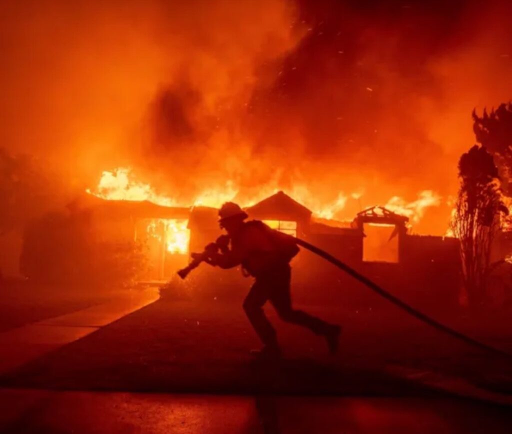 devastating california wildfire